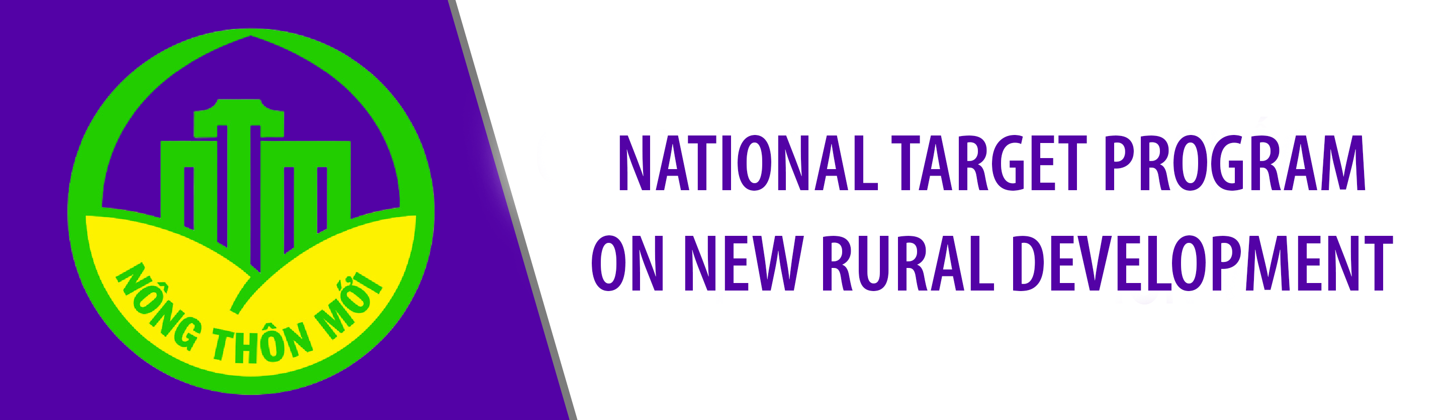 The National Target Program on New Rural Development